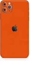 Apple iPhone 11 pro max true orange skin-wrap. Skinz Edmonton