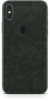 Apple iPhone X green camo skin and wrap. Skinz