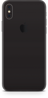 Apple iPhone x max matte black phone wrap-skin. skinz Edmonton
