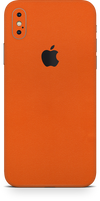 Apple iPhone x true orange phone wrap-skin. skinz Edmonton