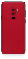 Samsung galaxy s9 plus red carbon fiber SKIN and WRAP. skinz