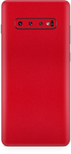 Samsung galaxy s10 plus true red phone wrap-skin. skinz Edmonton