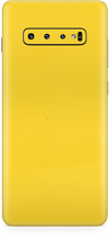 Samsung galaxy s10 plus true yellow phone wrap-skin. skinz Edmonton