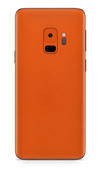 Samsung galaxy s9 true orange SKIN and WRAP. skinz