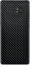 Samsung note 8 black carbon fiber skin and wrap. skinz