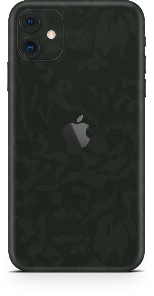 Apple iPhone 11 green camo SKIN and WRAP. skinz