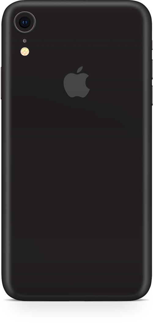 Apple iPhone xr matte black skin and wrap. Skinz