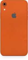 Apple iPhone xr true orange skin and wrap. Skinz