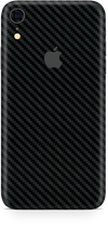 Apple iPhone xr black carbon fiber skin and wrap. Skinz