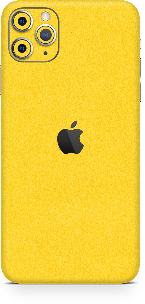 Apple iPhone 11 pro true yellow skin-wrap. Skinz Edmonton
