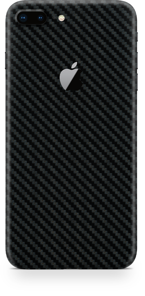 Apple iPhone 7 plus black carbon fiber skin and wrap. Skinz