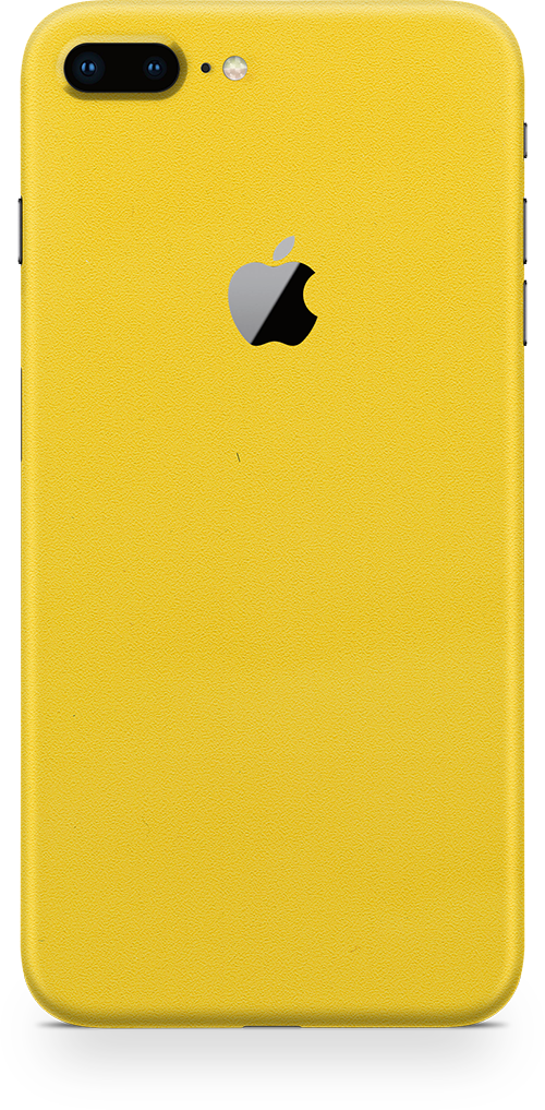 Apple iPhone 8 plus true yellow skin and wrap. Skinz