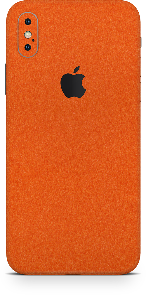 Apple iPhone x max true orange phone wrap-skin. skinz Edmonton