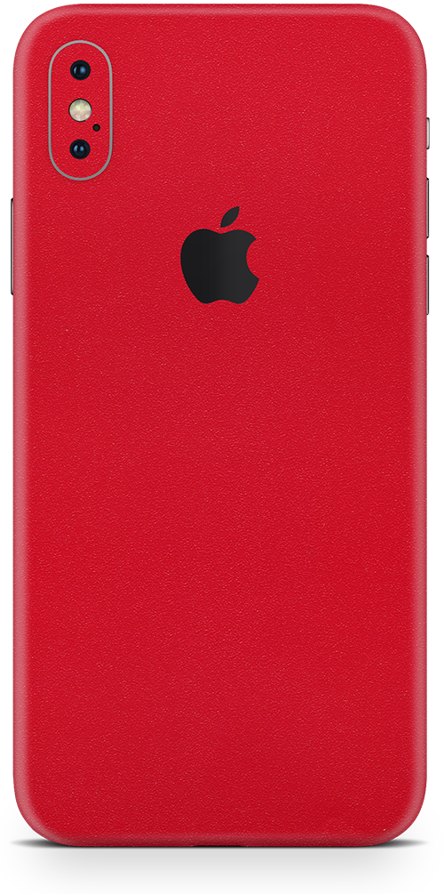 Apple iPhone x max true red phone wrap-skin. skinz Edmonton