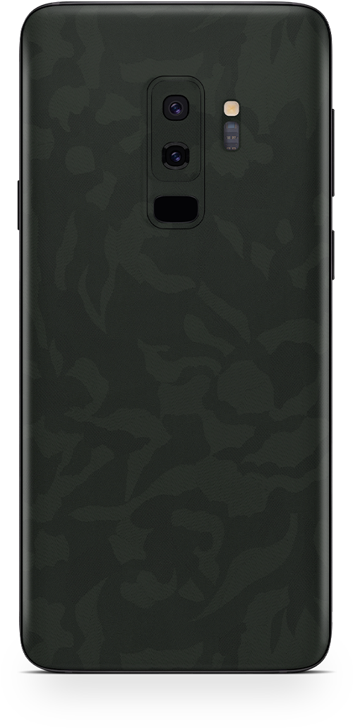 Samsung galaxy s9 plus green camo SKIN and WRAP. skinz