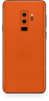 Samsung Galaxy s9 plus true orange skin wrap. Skinz edmonton