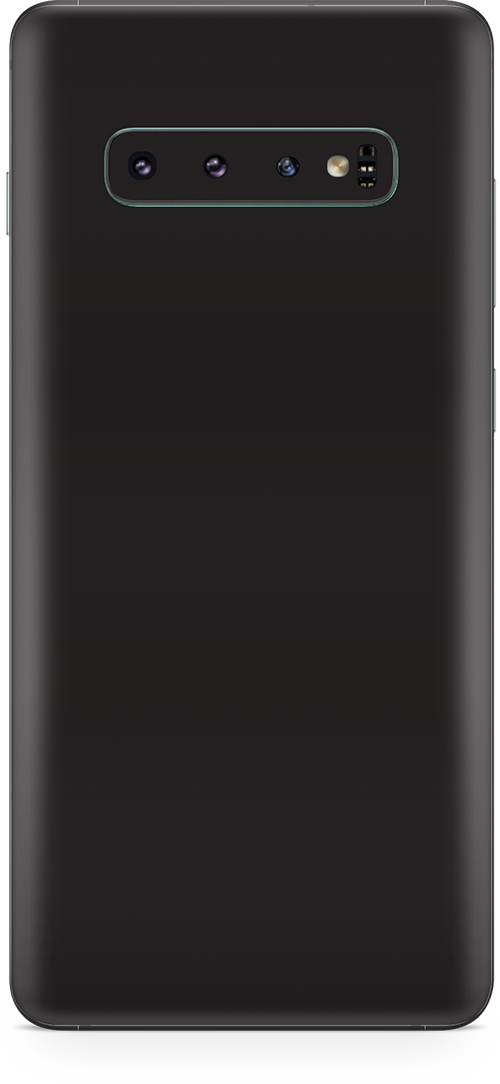 Samsung galaxy s10 plus matte black phone wrap-skin. skinz Edmonton
