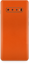 Samsung galaxy s10 true orange phone wrap-skin. skinz Edmonton