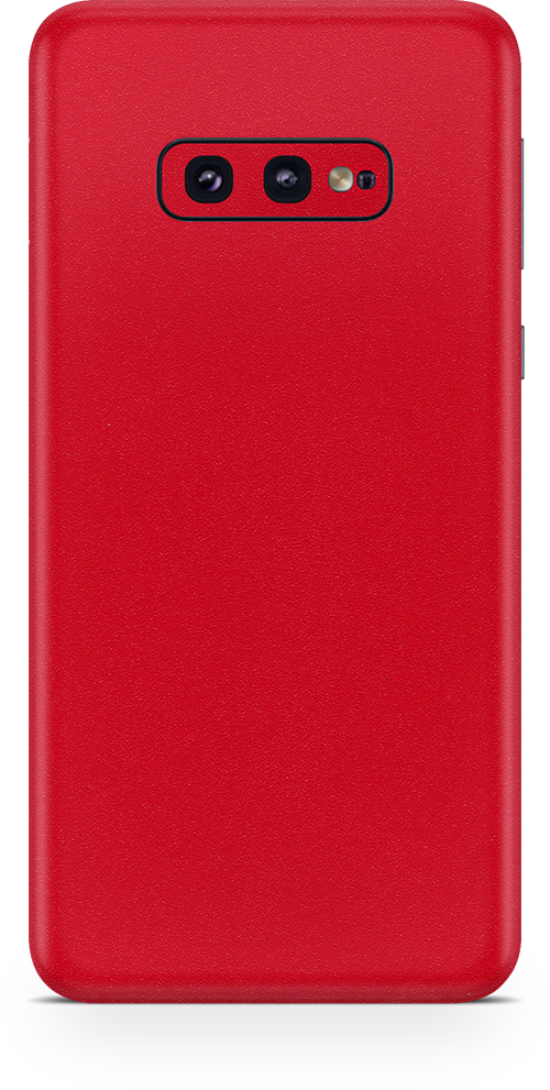 Samsung galaxy s10e true red phone wrap-skin. skinz Edmonton
