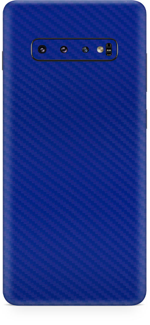 Samsung galaxy s10 plus blue carbon fiber SKIN and WRAP. skinz Edmonton