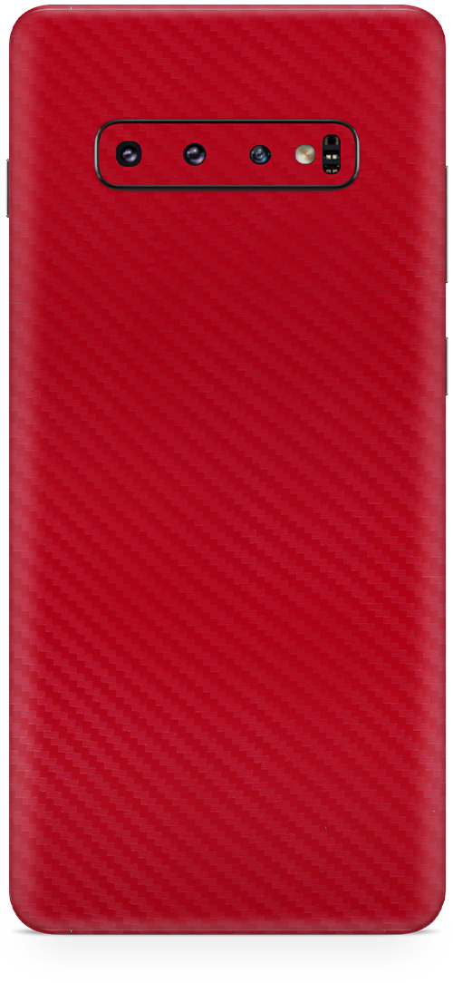 Samsung galaxy s10 plus red carbon fiber SKIN and WRAP. skinz Edmonton