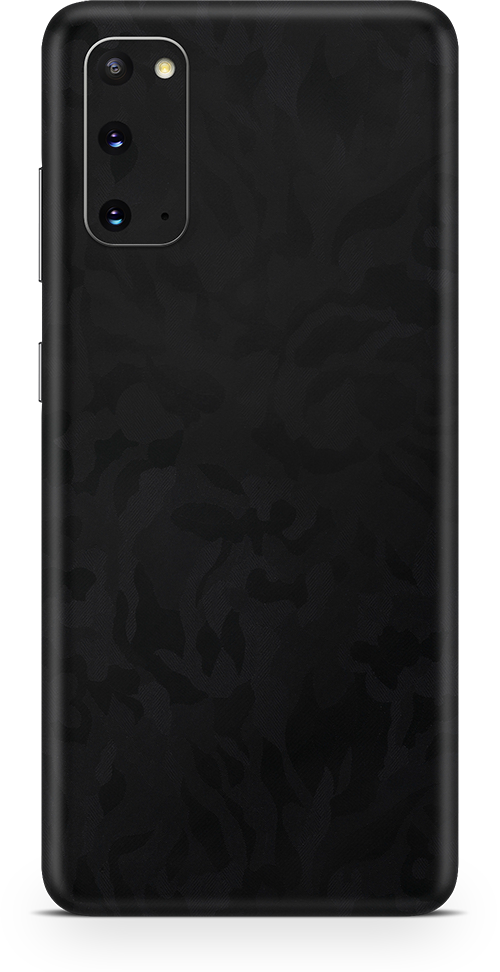 Samsung galaxy s20 black camo SKIN and WRAP. skinz Edmonton