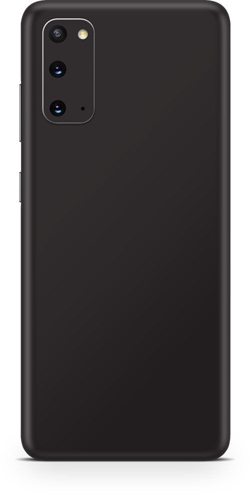 Samsung galaxy s20 matte black phone wrap-skin. skinz Edmonton