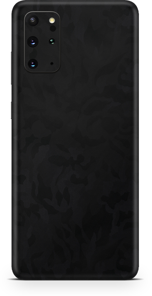 Samsung galaxy s20 plus black camo SKIN and WRAP. skinz Edmonton