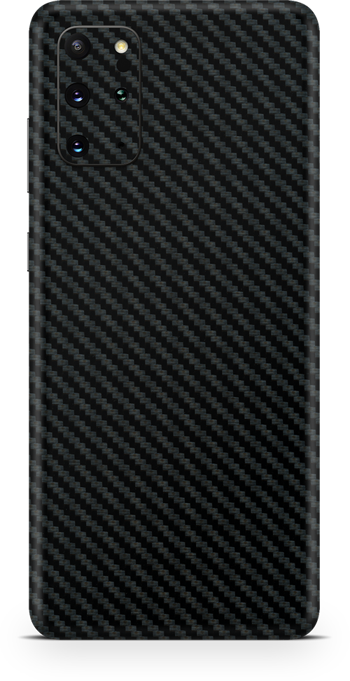 Samsung galaxy s20 plus black carbon fiber SKIN and WRAP. skinz Edmonton