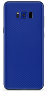 Samsung galaxy s8 blue carbon fiber SKIN and WRAP. skinz