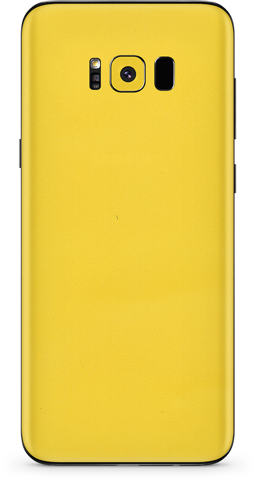 Samsung galaxy s8-s8 plus true yellow phone wrap-skin. skinz Edmonton