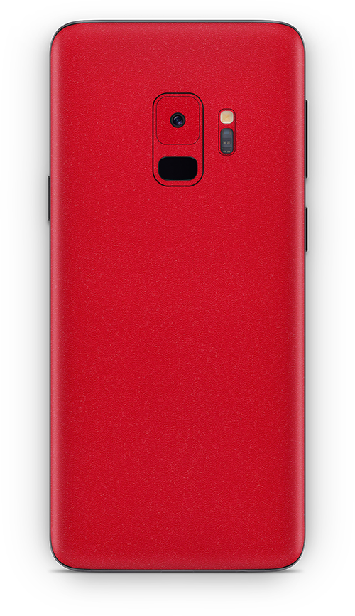 Samsung galaxy s9 True Red skin/wrap. Skinz Edmonton
