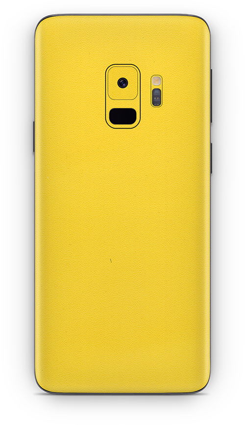 Samsung galaxy s9 True Yellow skin/wrap. Skinz Edmonton