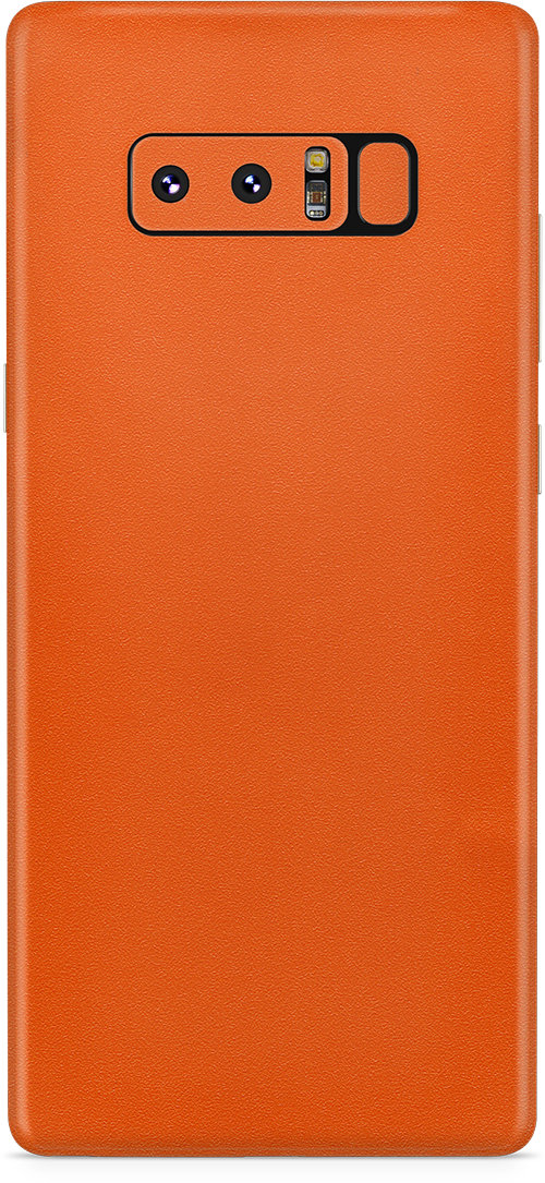 Samsung note 8 true orange skin and wrap. skinz