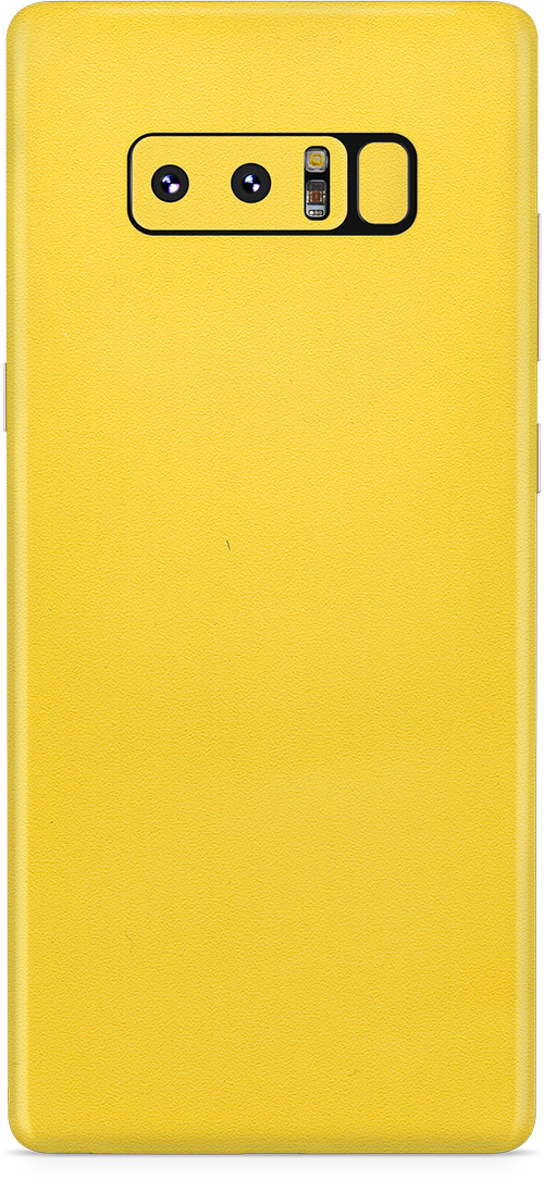 Samsung note 8 true yellow skin and wrap. skinz