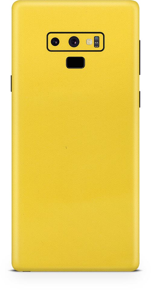 samsung note 9 true yellow skin and wrap. Skinz