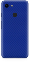 Google pixel 3 xl blue carbon fiber skin and wrap. skinz