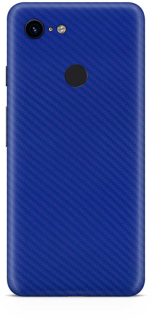 Google pixel 3 xl blue carbon fiber skin and wrap. skinz