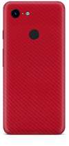 Google pixel 3 xl red carbon fiber skin and wrap. skinz