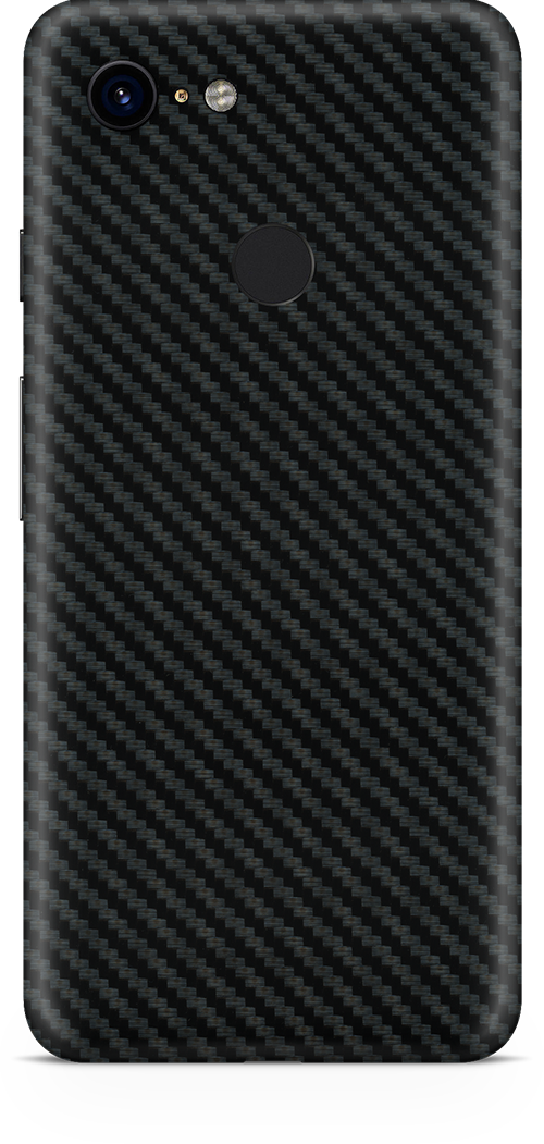 Google pixel 3 black carbon fiber skin and wrap. skinz
