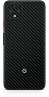 Google pixel 4 XL black carbon fiber skin and wrap. Skinz