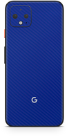 Google pixel 4 XL blue carbon fiber skin and wrap. Skinz