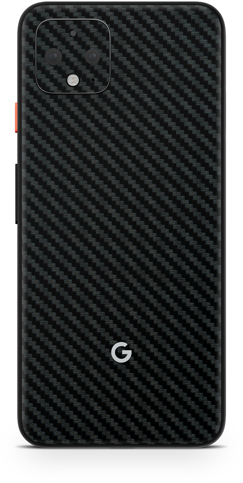 Google pixel 4 black carbon fiber skin and wrap. Skinz