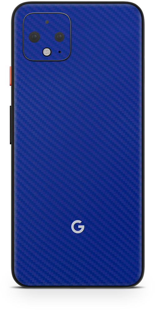 Google pixel 4 blue carbon fiber skin and wrap. Skinz