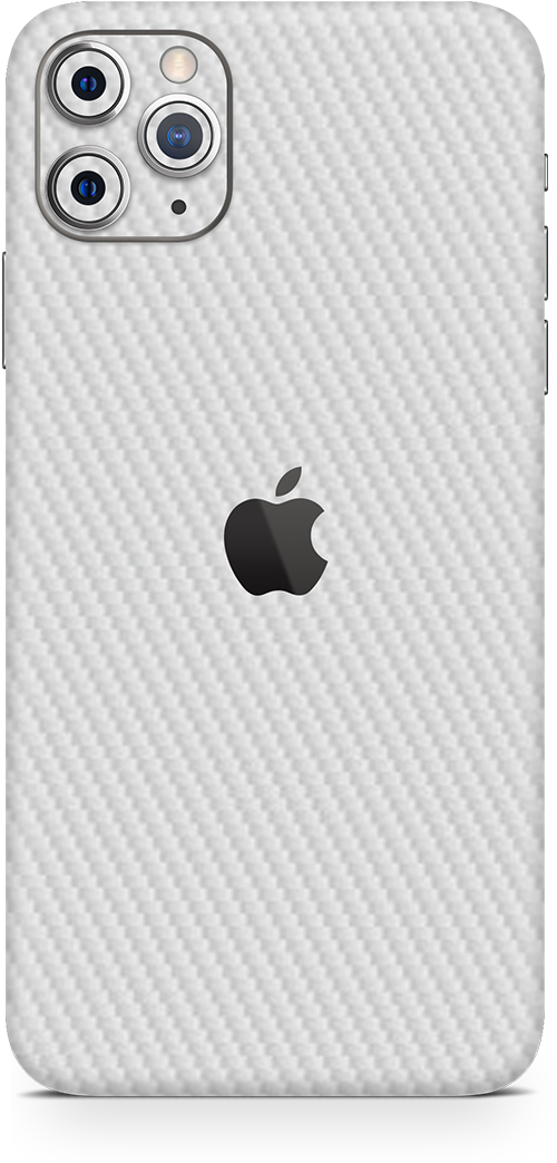 apple iPhone 11 pro white carbon SKIN WRAP. skinz Edmonton