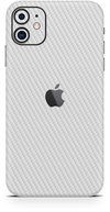 apple iPhone 11 white carbon SKIN WRAP. skinz Edmonton
