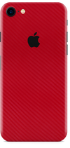 Apple iPhone 7 red carbon fiber skin and wrap. Skinz