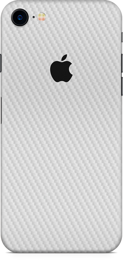 apple iPhone 7 white carbon SKIN WRAP. skinz Edmonton