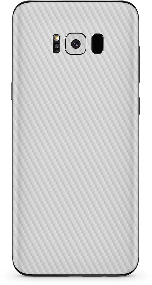 Samsung galaxy s8 white carbon SKIN WRAP. skinz Edmonton