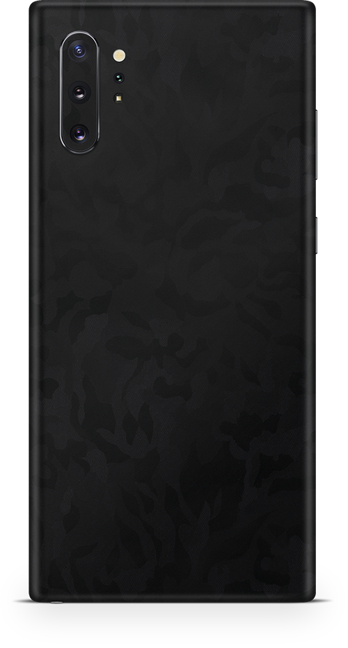 Samsung note 10 plus black camo skin and wrap. Skinz